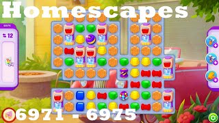 Homescapes Level 6971 - 6975 HD Walkthrough |  3 - match game | gameplay | android | ios | pc | app