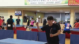 제1회 코리아탁구 전국오픈탁구대회 개인단식 1부리그 결승