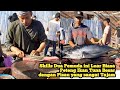 Skills Dua Pemuda ini Luar Biasa Potong Ikan Tuna Besar dengan Pisau yang sangat Tajam