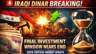 🚨 Iraqi Dinar BREAKING: Final Investment Window Nears End | 2026 Critical Market Update