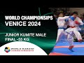 JUNIOR KUMITE MALE -55 KG FINAL | R. HANI (JOR) VS T. THANAKORN (THA) | WORLD KARATE FEDERATION