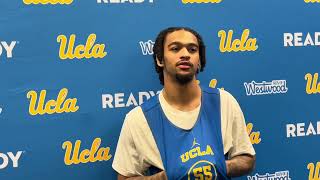 UCLA guard Skyy Clark talks development as a player, defensive rebounding, growing confidence