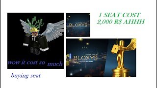 Bloxyawardsseatprice Videos 9tubetv - bacon hair buys 50000 robux bloxy award seat roblox jailbreak bloxy awards