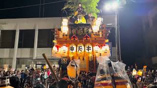 2023年10月15日 新上川岸区 のの字廻し 佐原の大祭