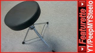 Drum Throne Stool For Beginner Kids as Cheap Chair For Drum Set Kits w/ Adjustable Height