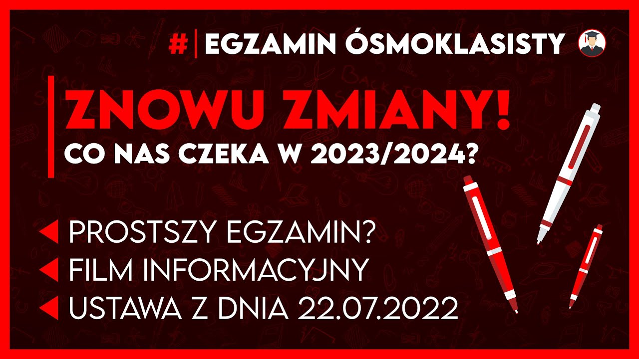 Zdajesz Egzamin ósmoklasisty W 2024 Roku? ZOBACZ WSZYSTKIE ZMIANY ...