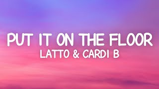 Latto - Put It On The Floor (Lyrics) ft. Cardi B