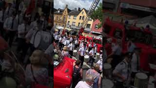 Klaroenkorps brandweer post Deinze te Rheinbach