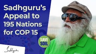 Sadhguru’s Appeal to 195 Nations for COP 15 | Ibrahim Thiaw with Sadhguru