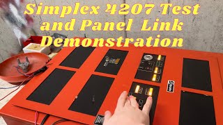 Simplex 4207 Test and Panel Linking Demonstration