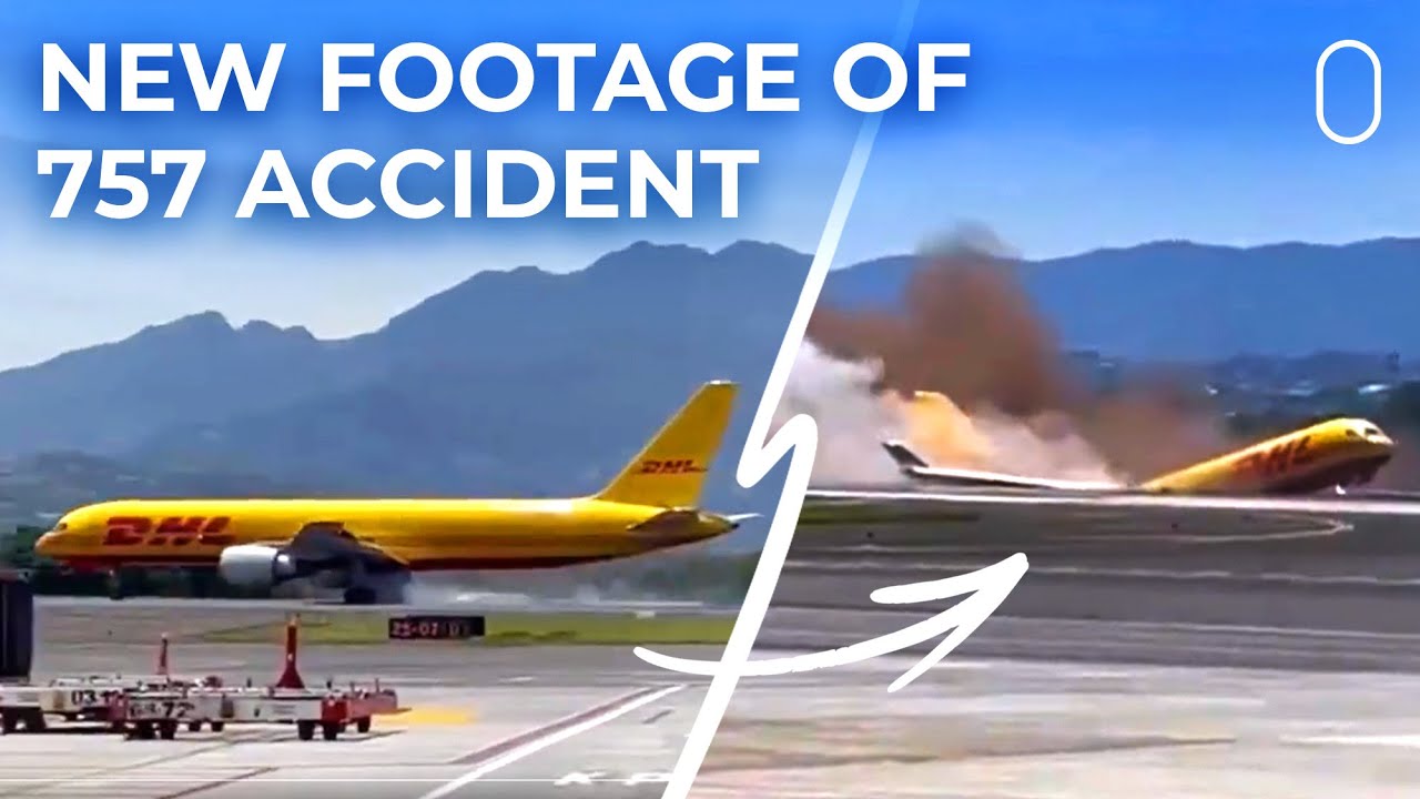 6 Months On: New Footage Emerges Of Costa Rica DHL Boeing 757 Accident ...