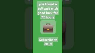 You guys HAVE to subscribe to get the suitcase #suitcase #subscribe