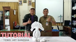 Tutorial Towel Art Ganesa