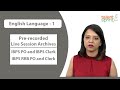 English Language Refresher - 1 | IBPS Clerk Main Exam 2018 Pre-Recorded Class | TalentSprint