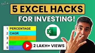 Grow your money through Excel | Ankur Warikoo | Personal Finance | Investing using Excel