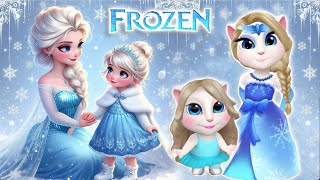 My talking Angela 2 | Frozen | Mothersday - Elsa  | cosplay
