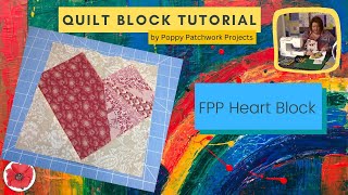 How to do Foundation Paper piecing without sewing on the paper ◈ Free Quilting Tutorial