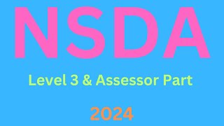 NSDA, Computer Operation, Level-3 \u0026 Assessor Part (1st Class)