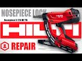 🛠 ASMR Repair Hilti GX-120 gas. Locked noisepiece X-120-ME TN. How to disassembly and fix problem.