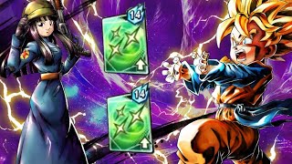 1 blast = 2,451,834 DAMAGE😨😨😨, double buffed LF GOTEN [DRAGON BALL LEGENDS]