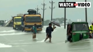 Bangladesh floods leave millions stranded