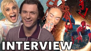 Tom Holland Spoiled SPIDER-MAN: NO WAY HOME For His UNCHARTED Co-Stars! | INTERVIEW