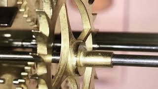 Antique Grandfather Clock Escapement - Cornish Longcase Clock