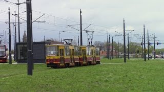 Trams in Łódź Route 3 Wycieczkowa ⇒ Augustów Konstal 805Na