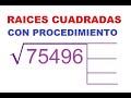 7) RAÍZ CUADRADA INEXACTA DE 5 CIFRAS (DÍGITOS). COMO SACAR LA RAÍZ CUADRADA. CON PROCEDIMIENTO.