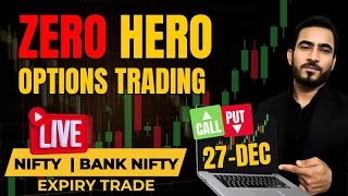 Live Trading Nifty Banknifty Options | Sensex Expiry Option Trade | 27-Dec | #livetrading