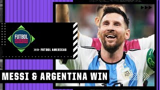 Lionel Messi leads Argentina past Mexico, 2-0 🔥 Futbol Americas reacts 👀