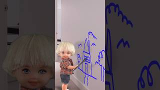 You’re not helping, Tommy! 🤦🏻‍♂️ #shorts #painting #helping #barbie