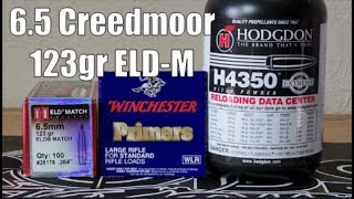 6.5 Creedmoor, 123gr ELD-M