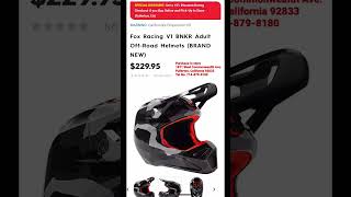 Motorhelmets Store Pick-up - Fox Racing V1 Leed \u0026 V1 BNKR Adult Off-Road Helmets #shorts