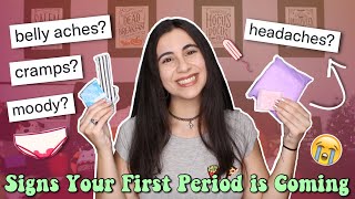 What to Expect for Your FIRST Period (how to tell signs, symptoms + more) | Just Sharon