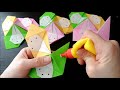 【ユニット折り紙】立体で可愛い動物『うさぎの24面体』の折り方 how to fold a rabbit icosahedron with origami.【animal】