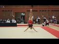 Frank Baines   Floor  2021 Men's Artistic British Championships