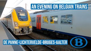 An Evening On Belgian Trains | De Panne-Lichtervelde-Bruges-Aalter