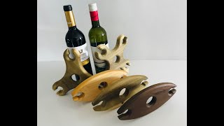 Wine Bottle & Glass Holder   DIY
