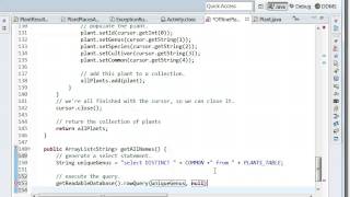 Populating AutoCompleteText from SQLite