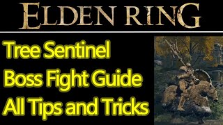 Elden Ring Tree Sentinel Boss Fight Guide, how to beat him the right way and cheese way (horse boss)