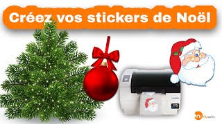 LX610e Créez et imprimez des stickers de Noël avec l'imprimante