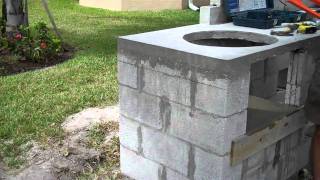 Concrete Outdoor Kitchen Overview and Tips during construction