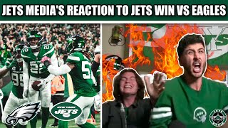 LIVE REACTION TO NEW YORK JETS WIN OVER THE PHILADELPHIA EAGLES 🔥 ✈️