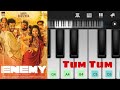 Tum Tum Song | Enemy | Easy Piano Tutorial