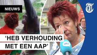 Belgische vrouw in tranen na contactverbod met chimpansee