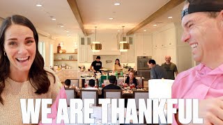 HOSTING OUR FIRST FAMILY FEAST FOR THANKSGIVING IN OUR NEW HOME | WE ARE GRATEFUL