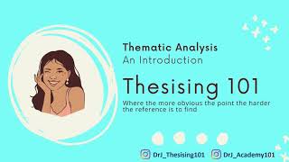 Thematic Analysis | Part 1 - Inductive & Deductive Theme Extraction | 6 Phases of Thematic Analysis