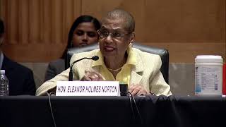 DC's delegate makes the case for DC statehood at Senate hearing