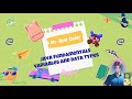 Java Fundamentals for Selenium Automation - Variables & Data Types - MrBeatCoder